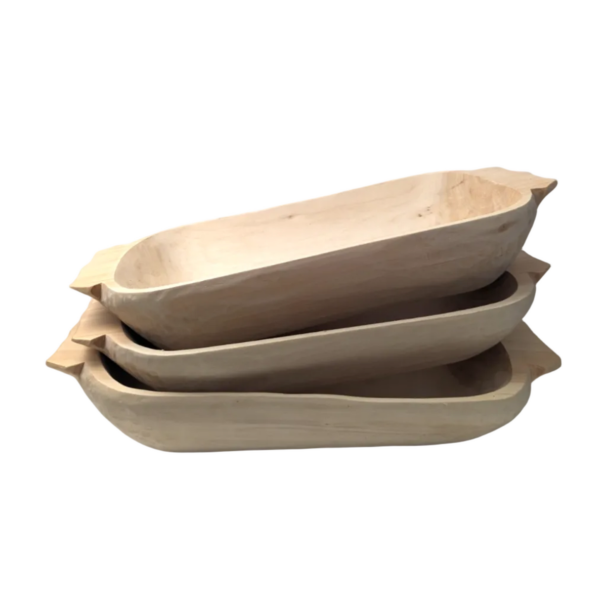 Small Wooden Dough Bowl