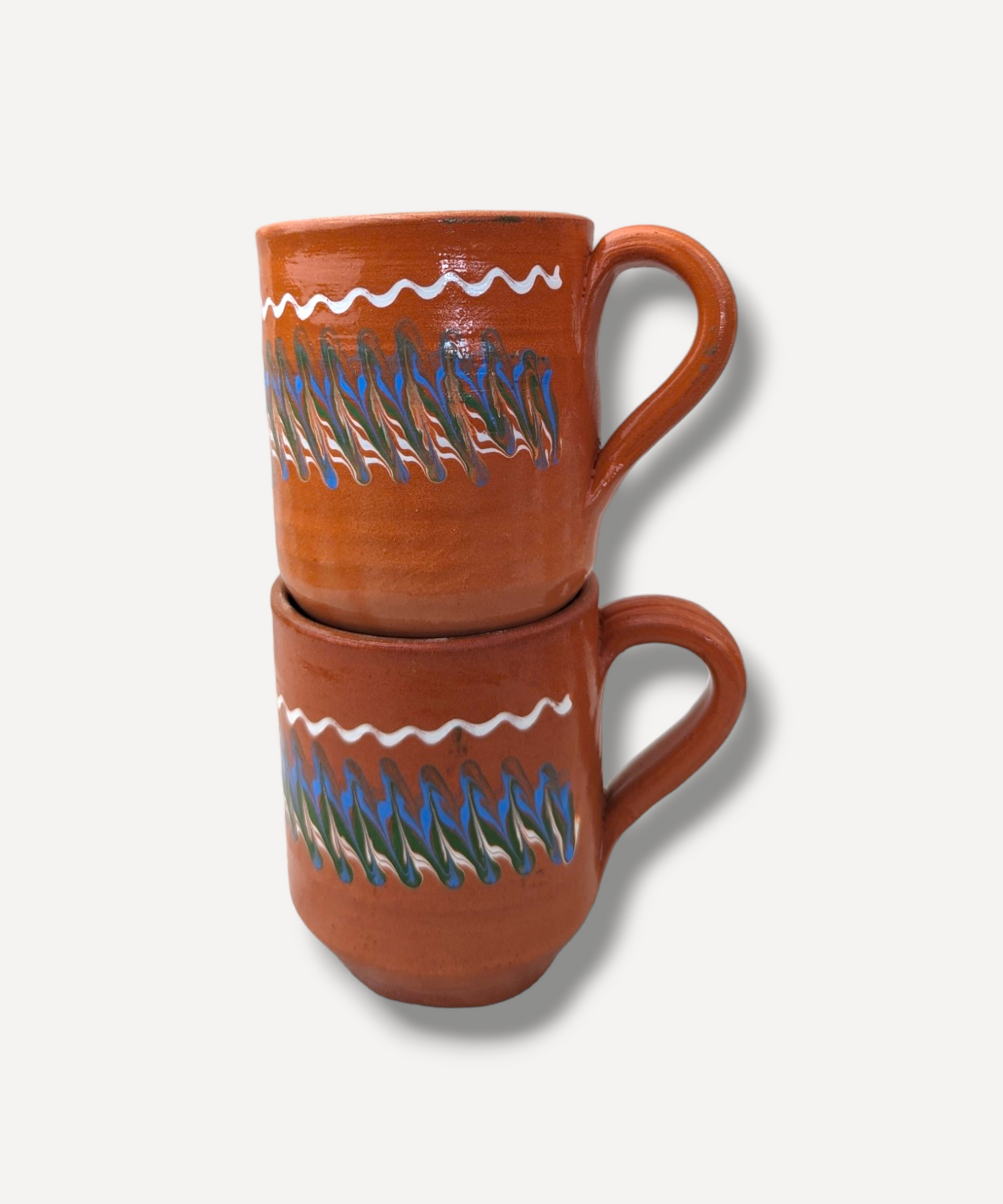 Large Tan Cylinder Mug / 400ml