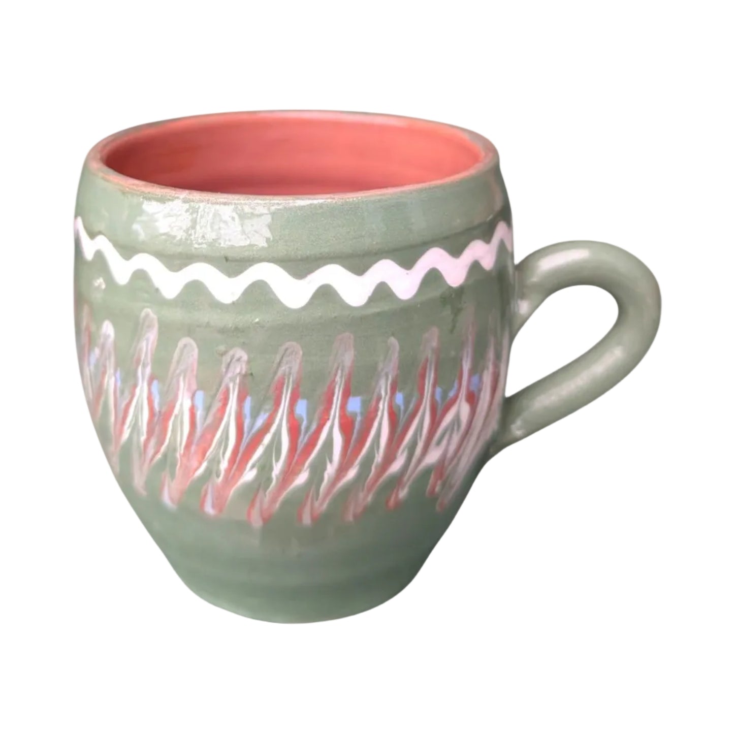 Moss Green Barrel Mug