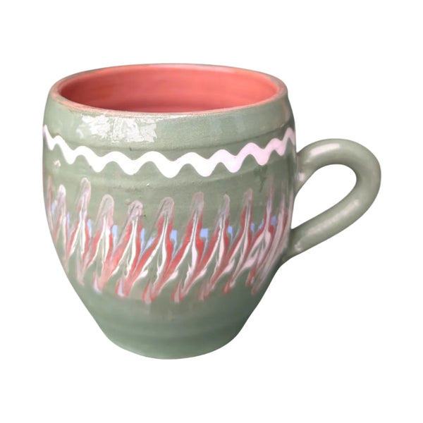 Moss Green Barrel Mug