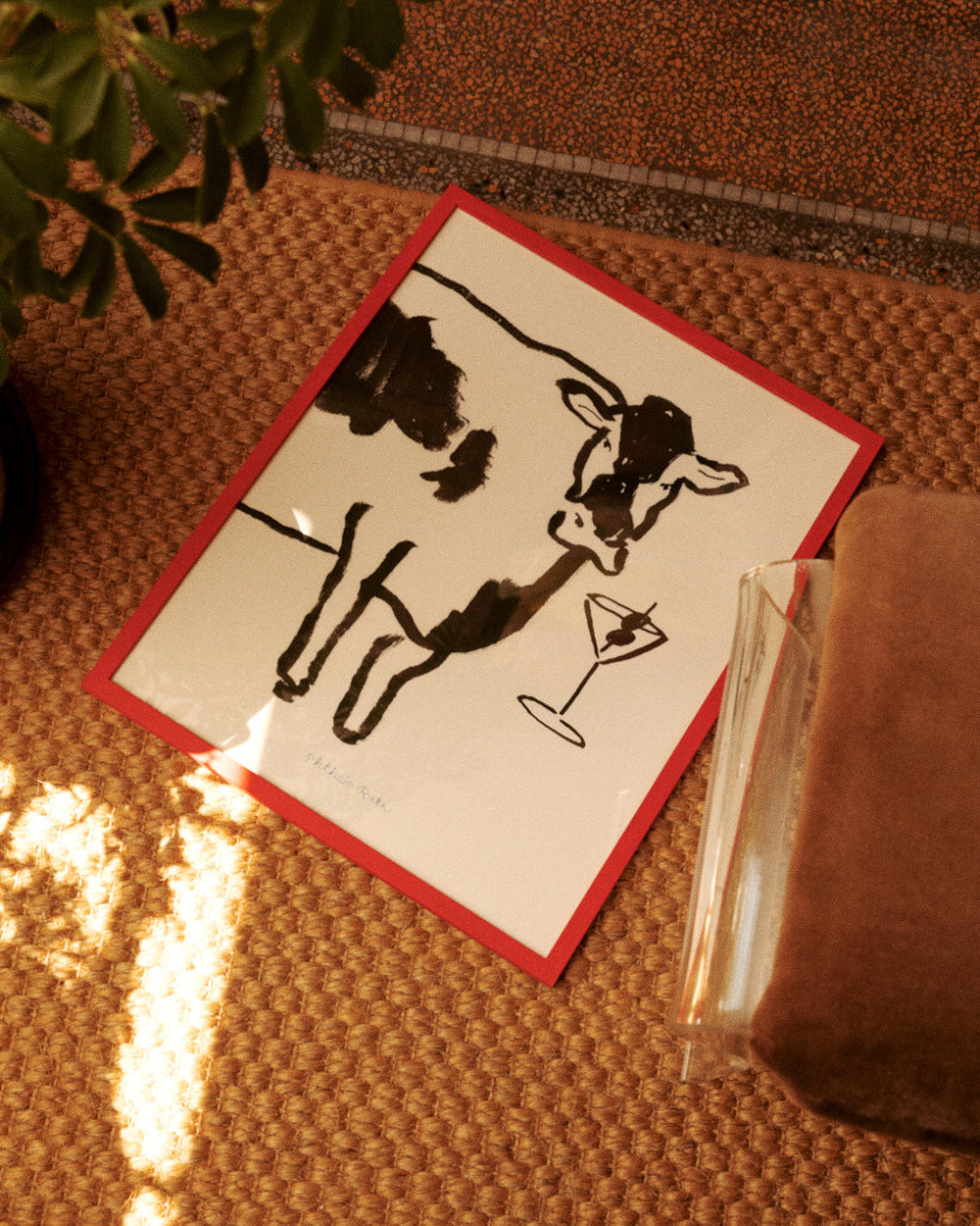Moo-tini Art Print