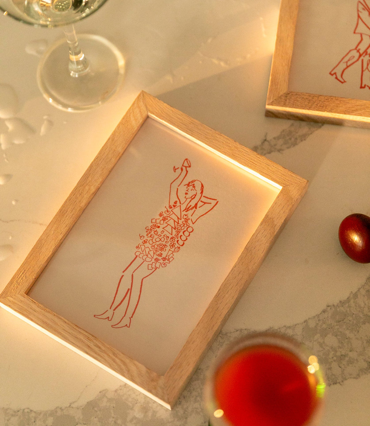 Miss Charcuterie Mini Art Print