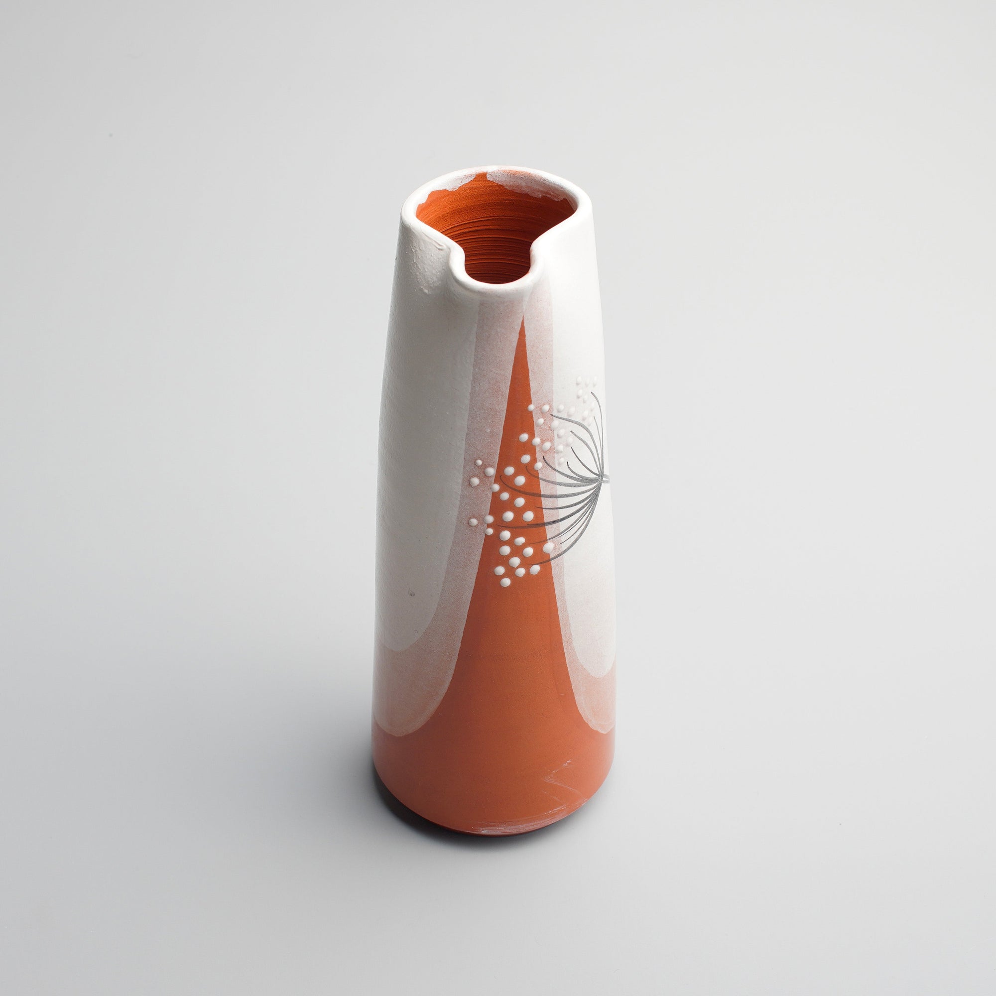 Ceramic Pitcher Vase Terracotta 2