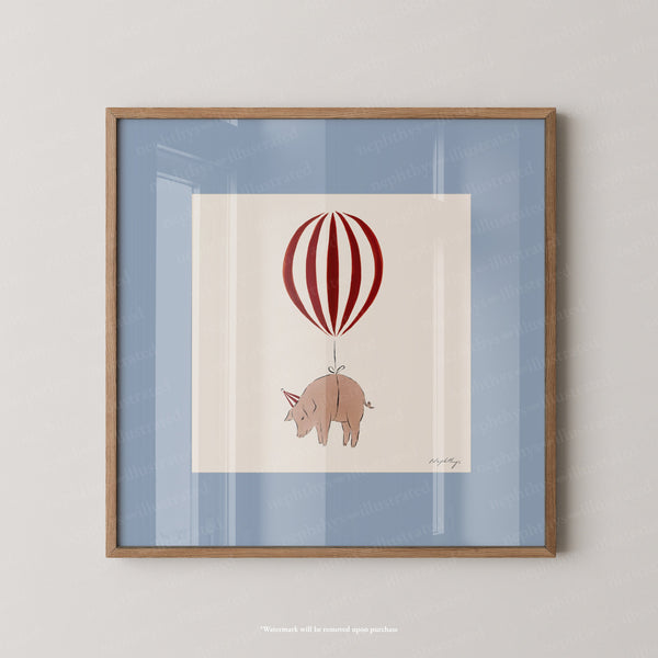 Pig Balloon Personalised