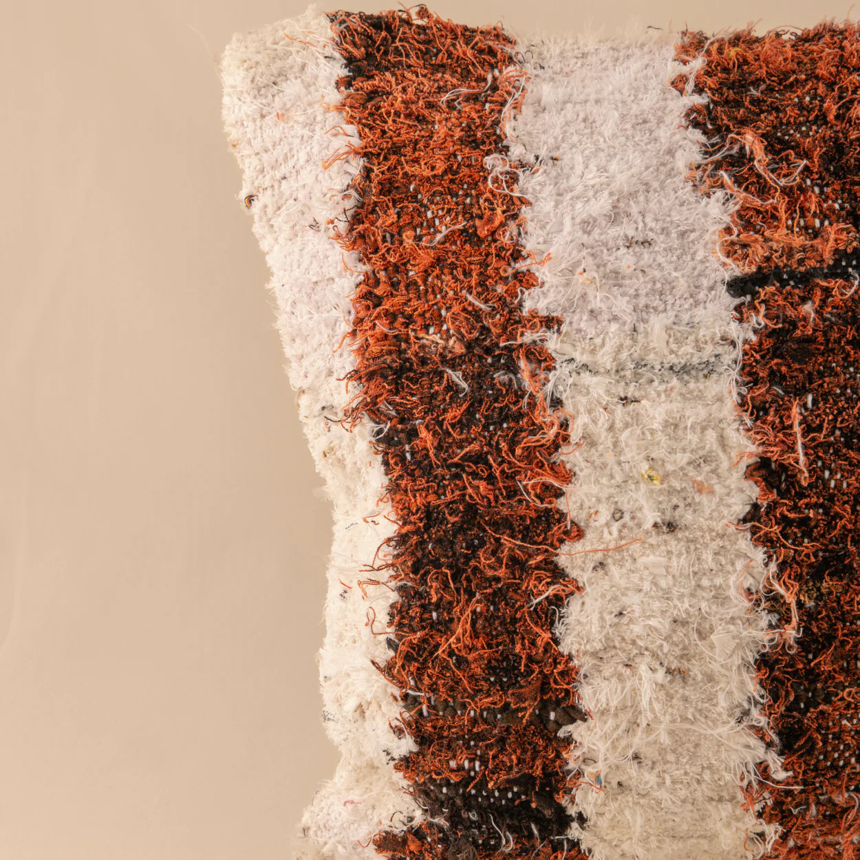 Pillow Abdelouahed Brown Stripe 