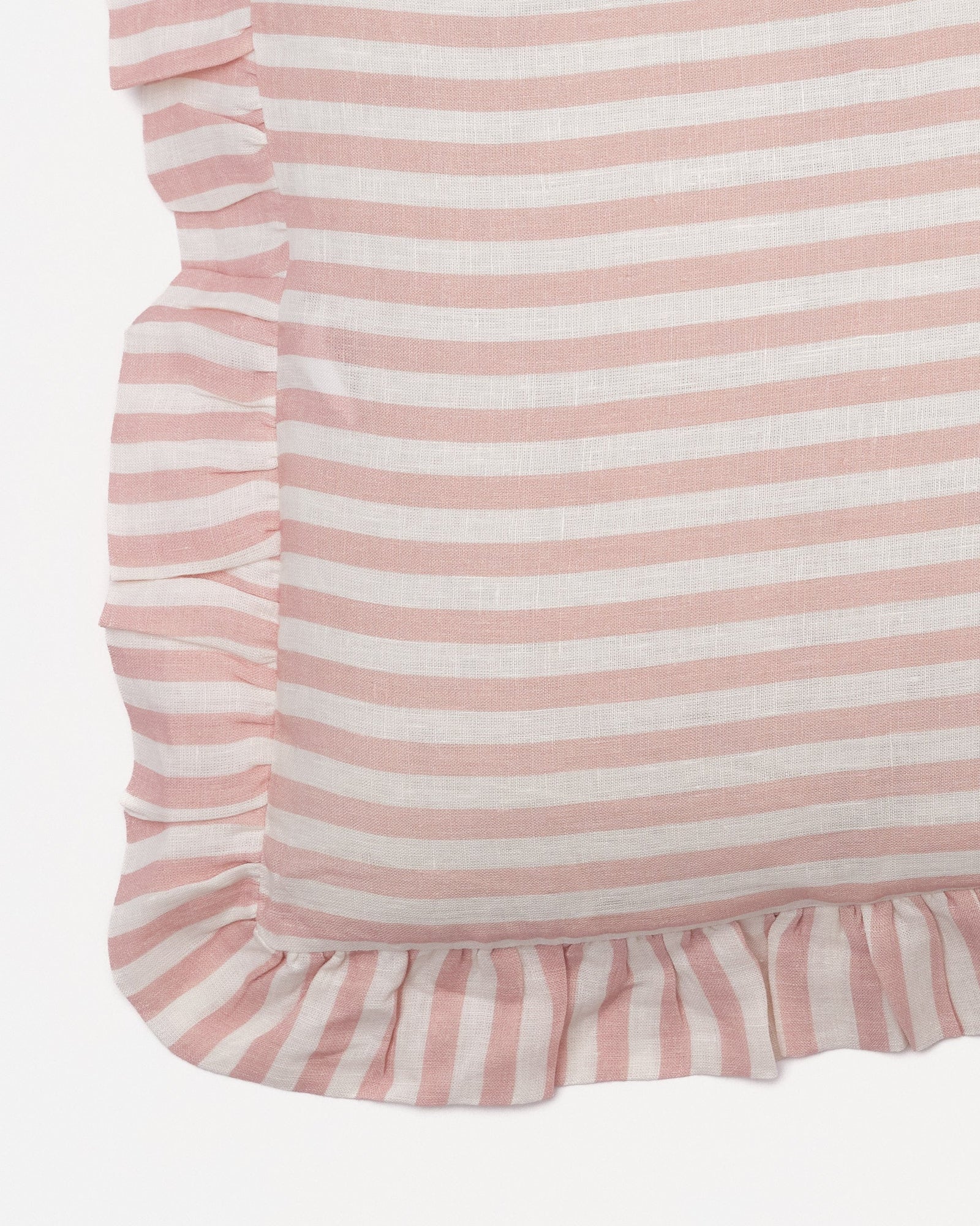 Blush Candy Stripe Cushion Cover