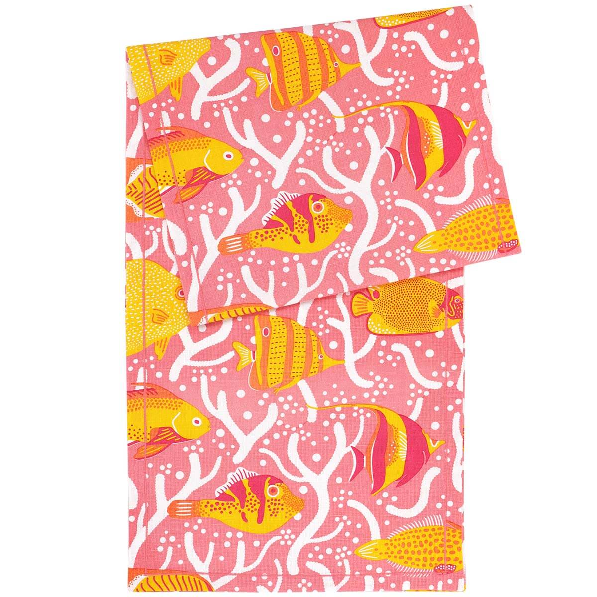 Pink Coral Reef Table Runner