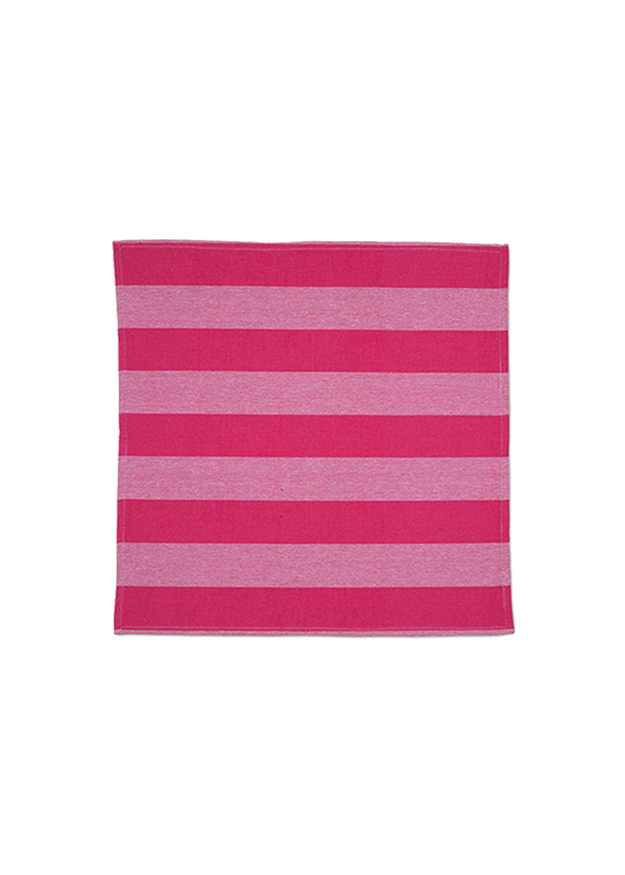 Punch Pink Stripe Napkins (Set of 2)