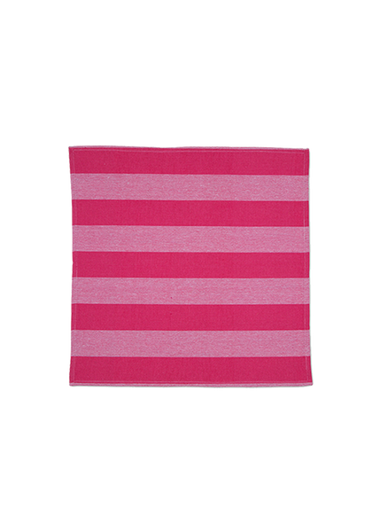 Punch Pink Stripe Napkins (Set of 2)