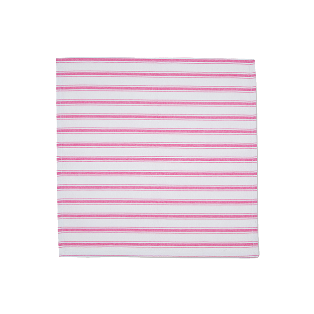Punch Pink Stripe Napkins (Set of 2)