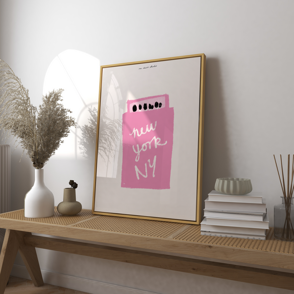 New York Matchbox Print