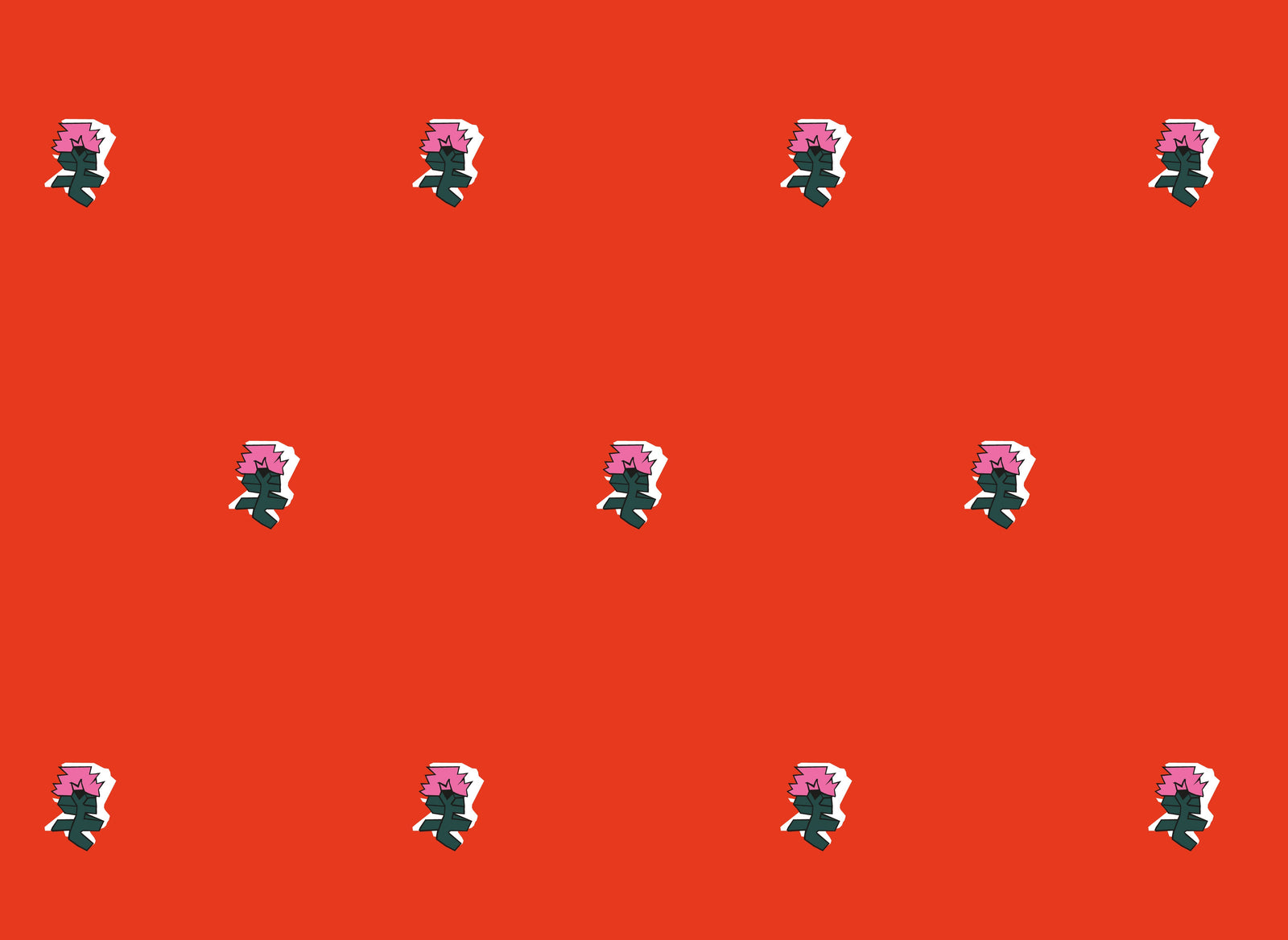 Pixel Posey Wallpaper, Azalea, Sample