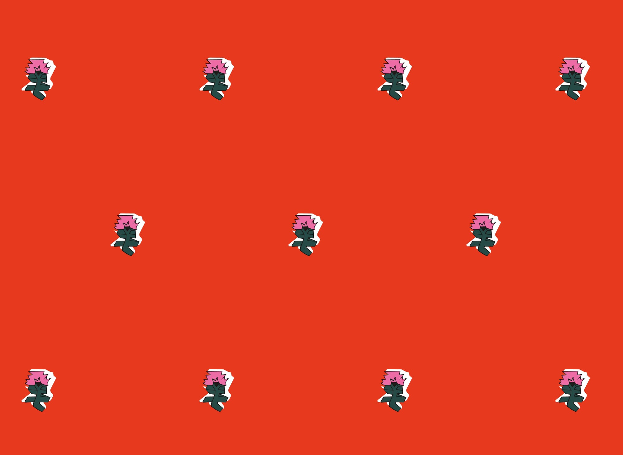 Pixel Posey Wallpaper, Azalea, Roll