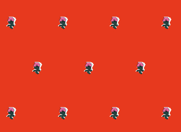 Pixel Posey Wallpaper, Azalea, Roll