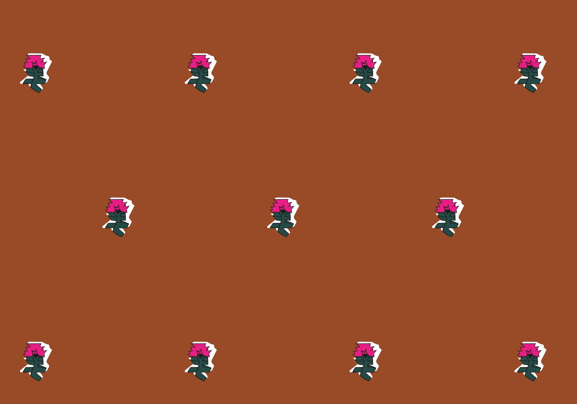 Pixel Posey Wallpaper, Camellia, Roll