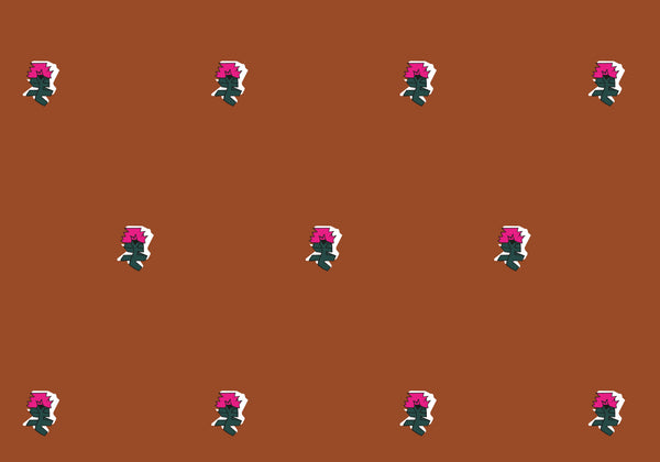 Pixel Posey Wallpaper, Camellia, Roll