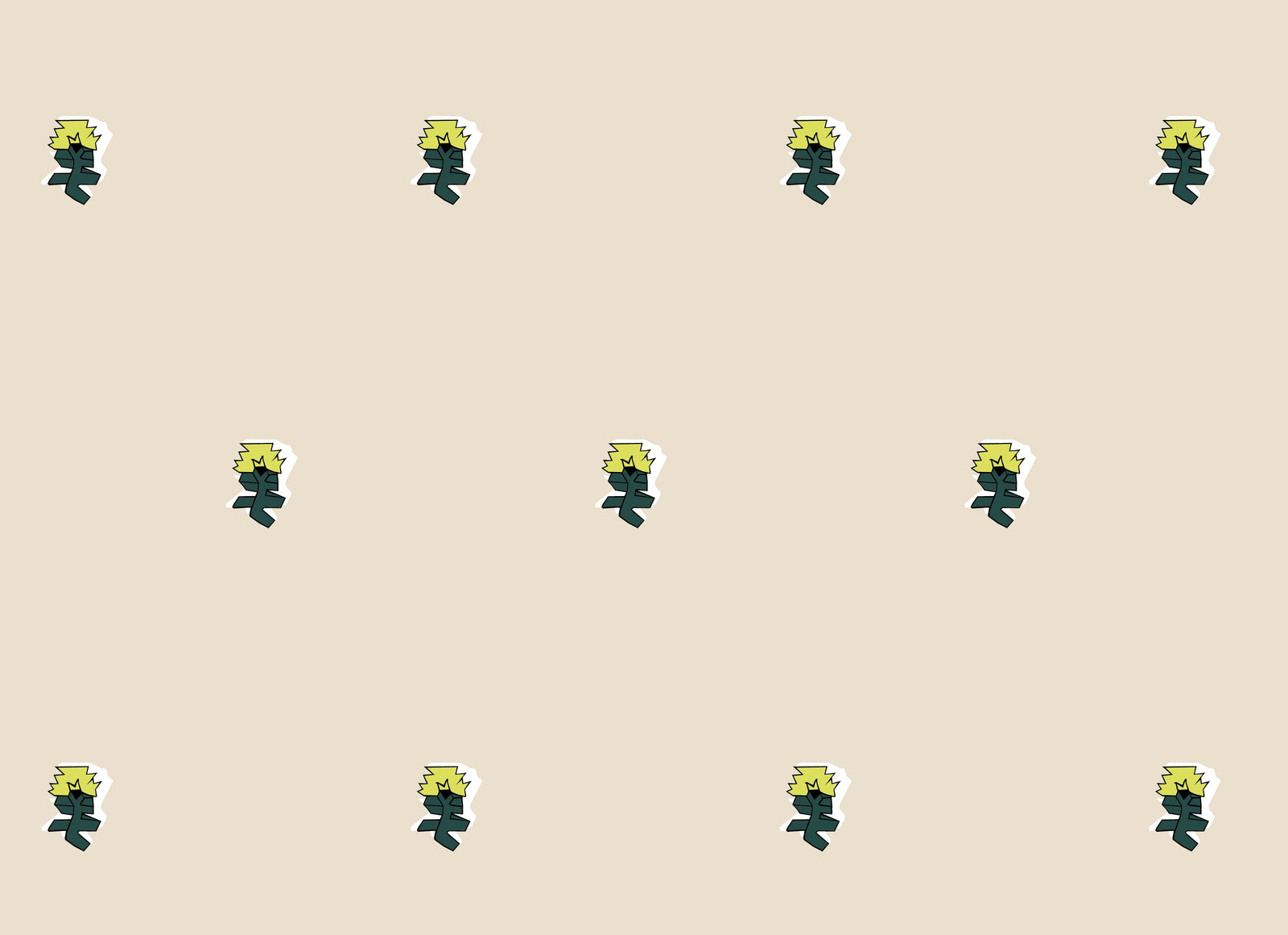 Pixel Posey Wallpaper, Limelight, Roll