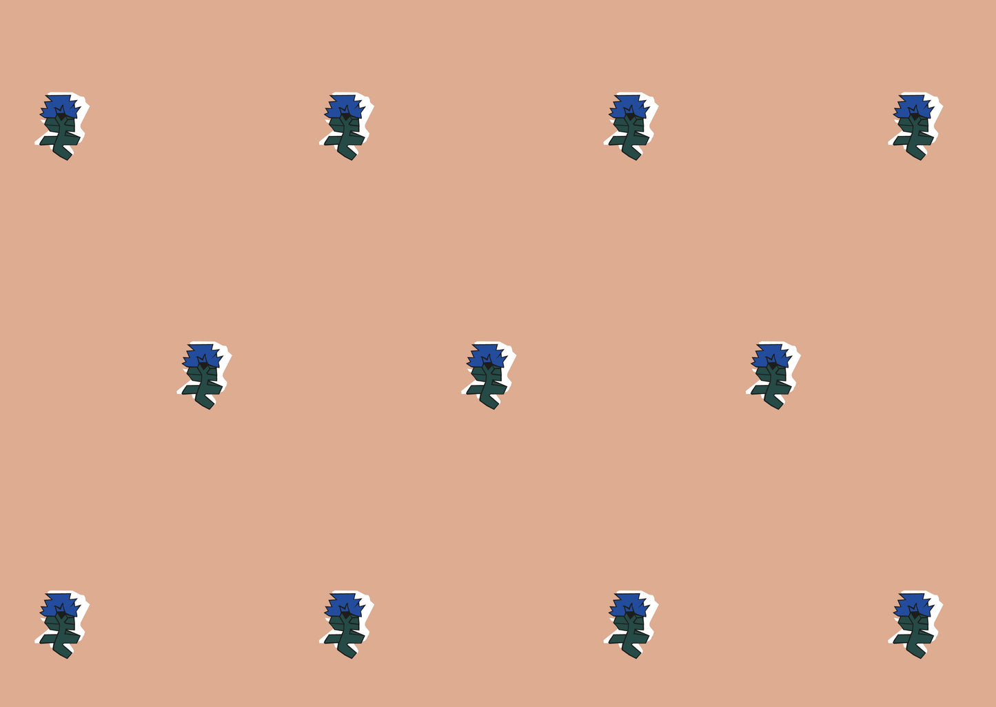 Pixel Posey Wallpaper, Sweetpea, Roll