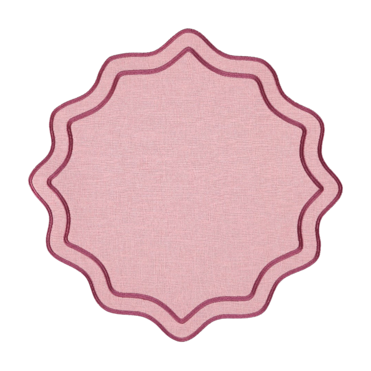 Placemat Bloom, Dusty Rose with Pink