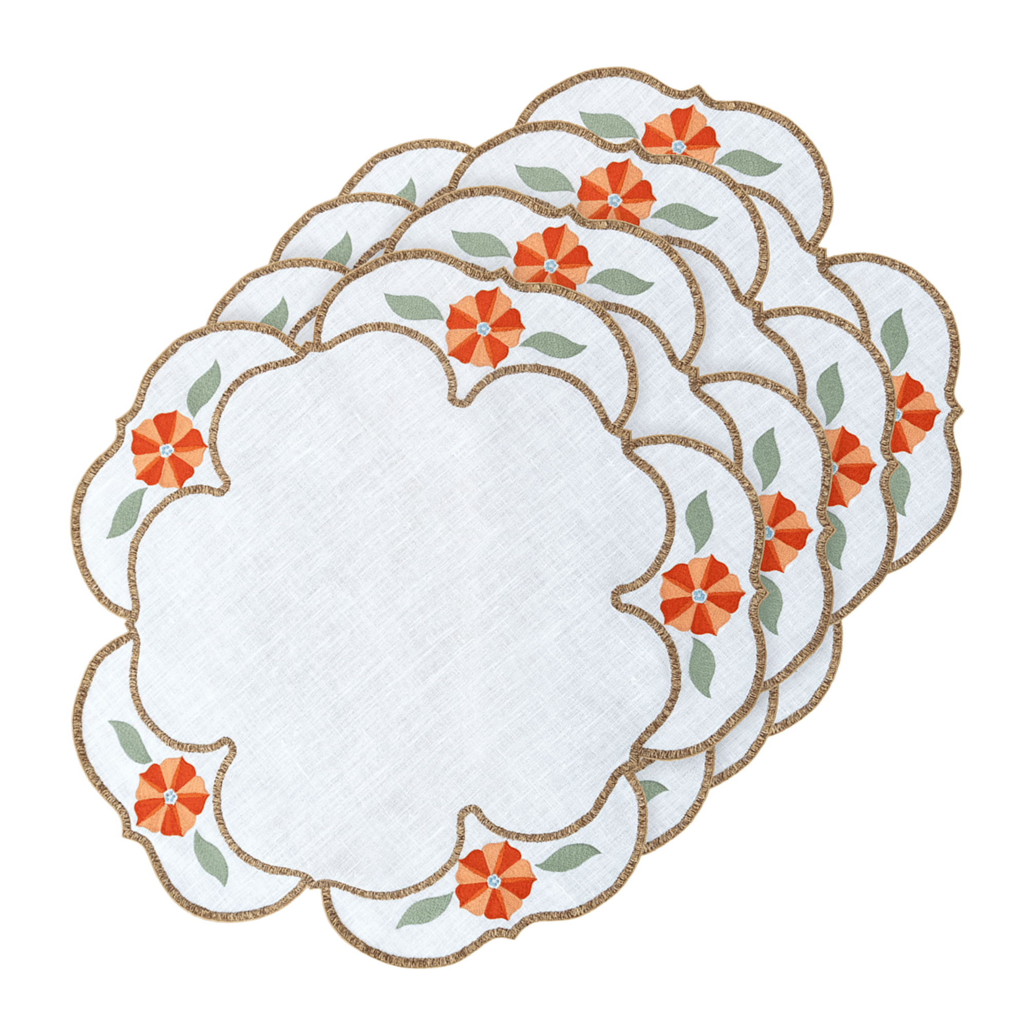 Bold Blossom Placemats (Set of 4)