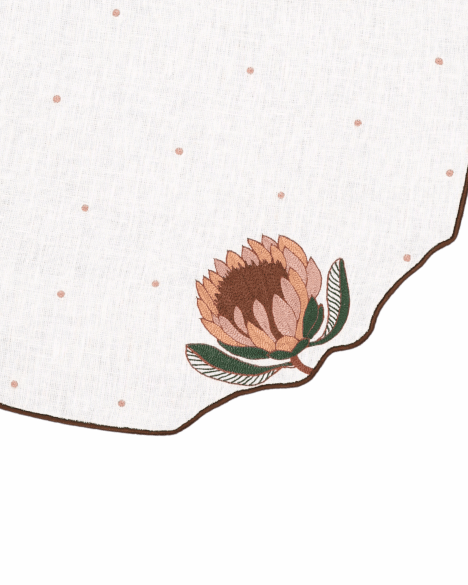 Hand Embraided Autumn Meadow Placemats 16.5" round (Set of 4)