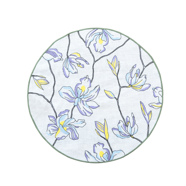 Floral Fresco - Placemats - Blue (Set of 4)
