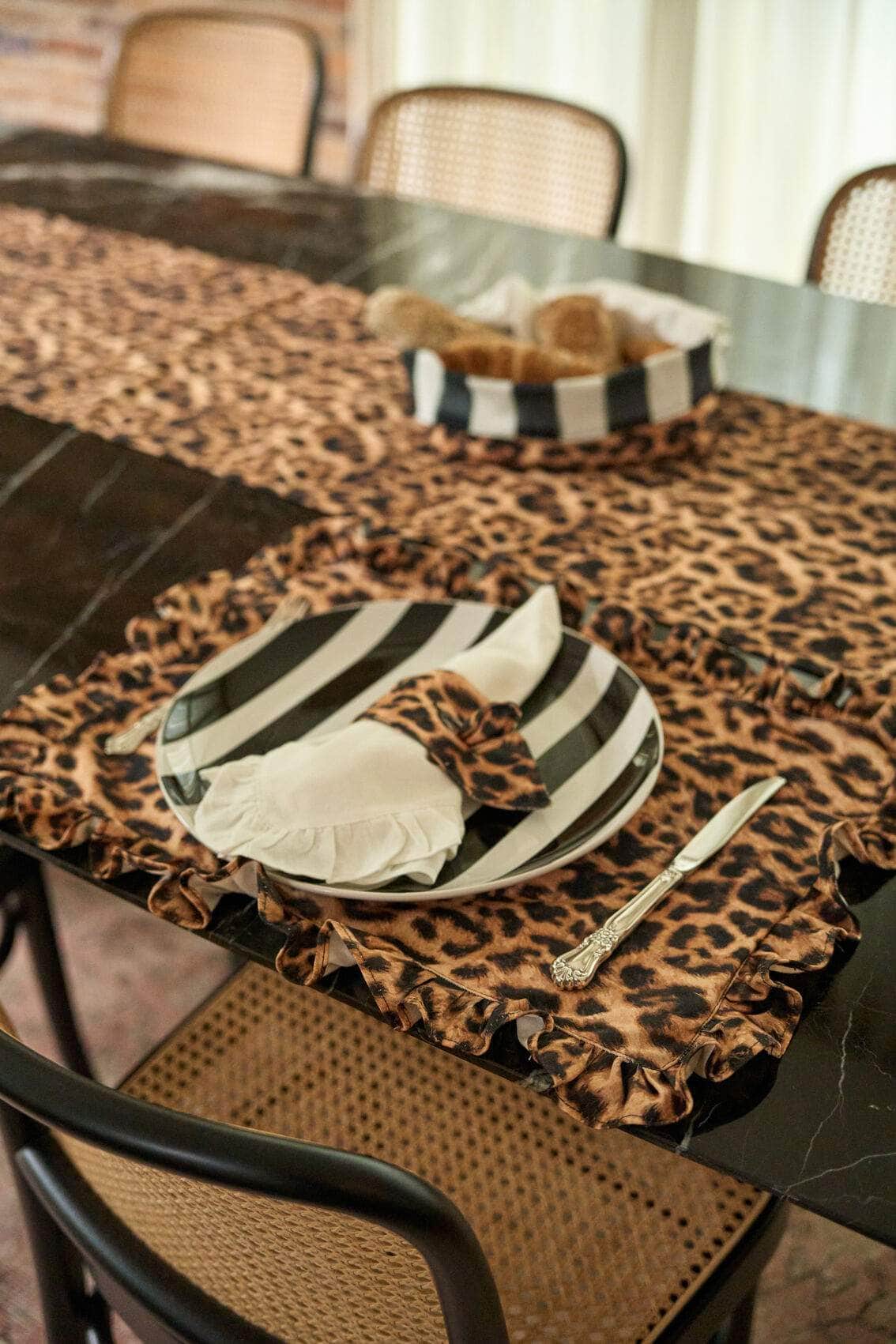 Black Stripe Dinner Plate - Between Us