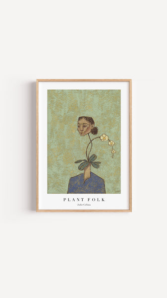 Plant Folk - Botanical Art Print