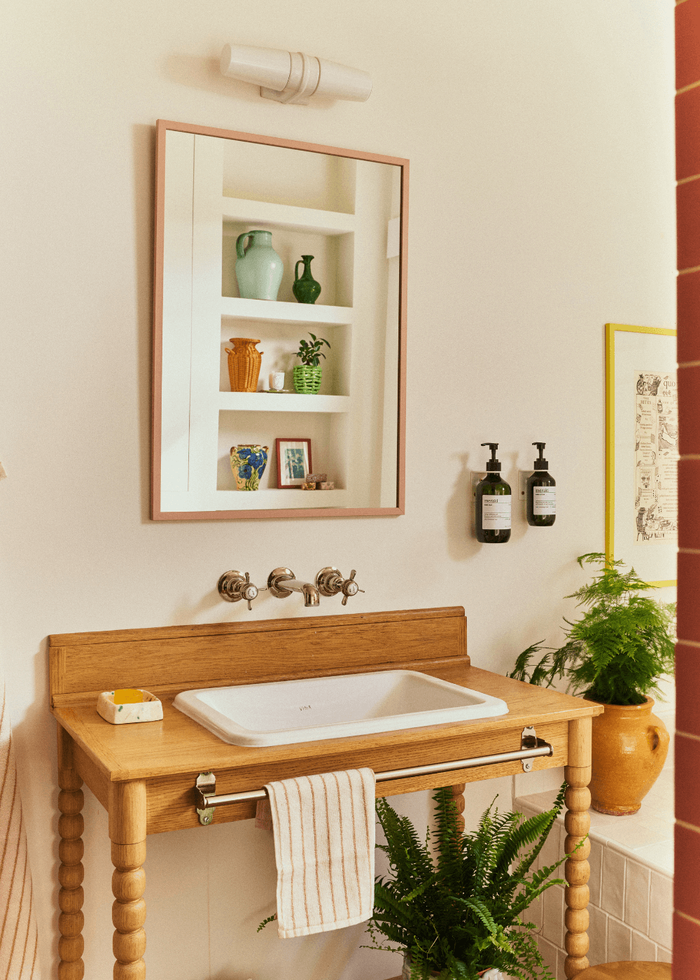 Plaster Pink Mirror
