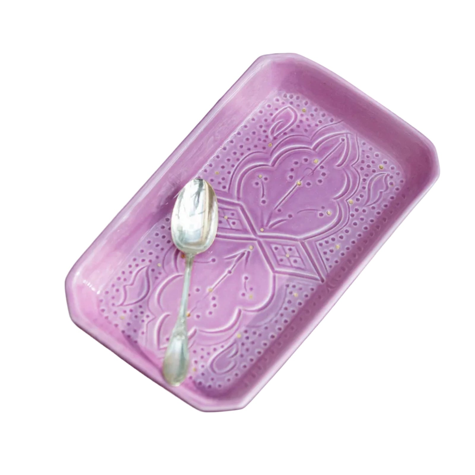Plateau de service rectangle Empreinte lilas gold (8326941606207)