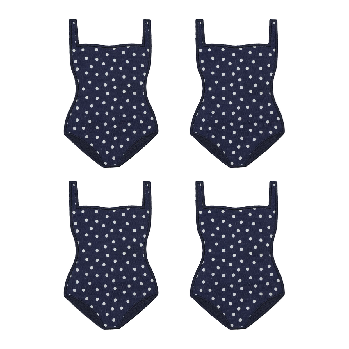 Polka Dot Swimsuit Cocktail Napkins