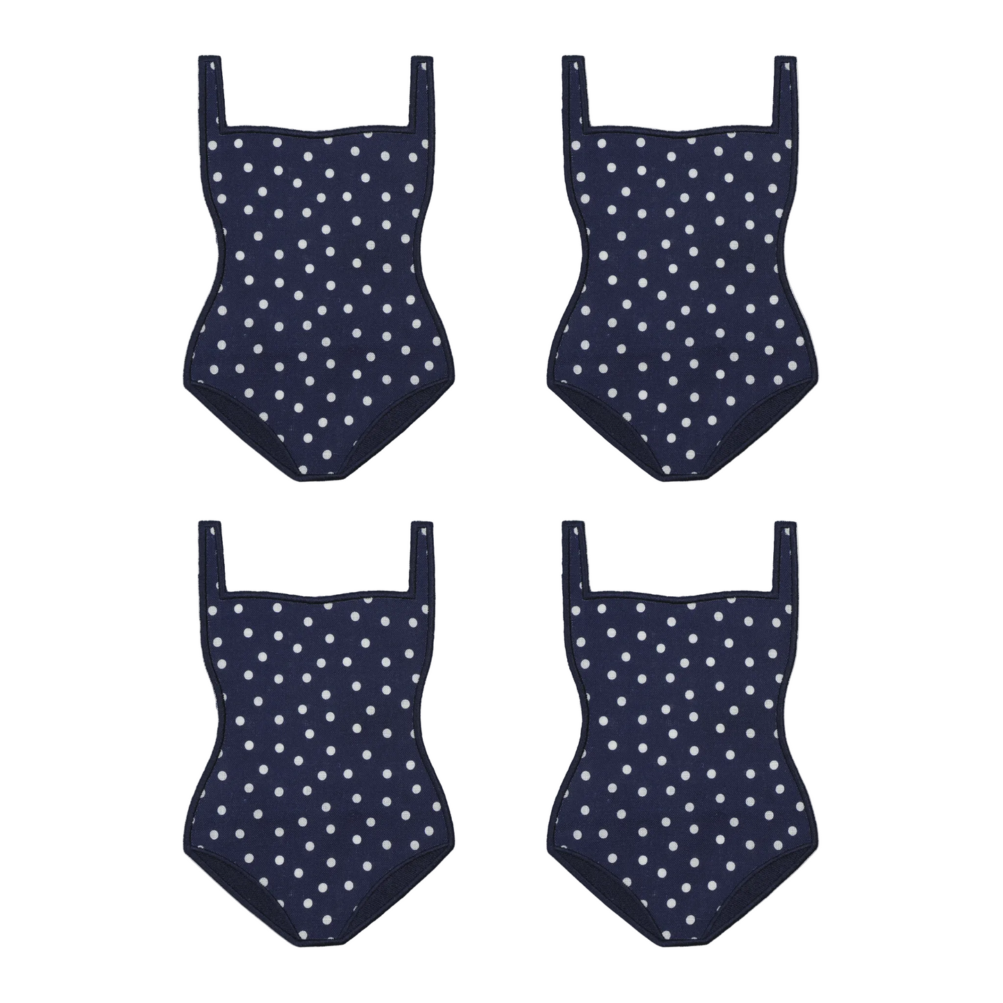 Polka Dot Swimsuit Cocktail Napkins