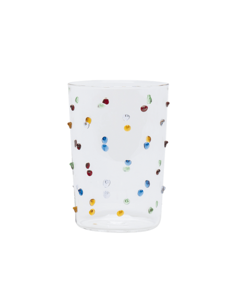 Pom Glass Water Tumbler Multicoloured Issy Granger 