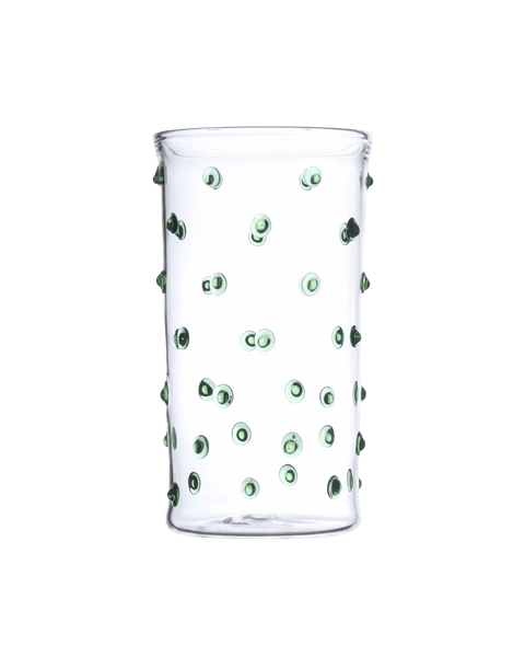 Green Pom Highball Glass
