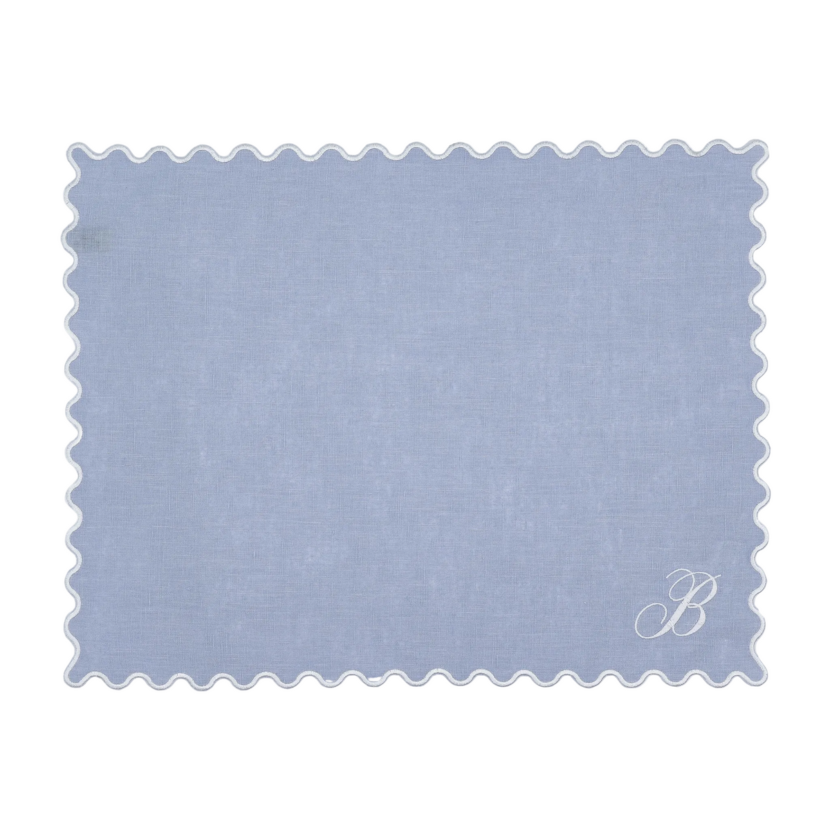 The Vivienne Linen Placemats - Powder Blue