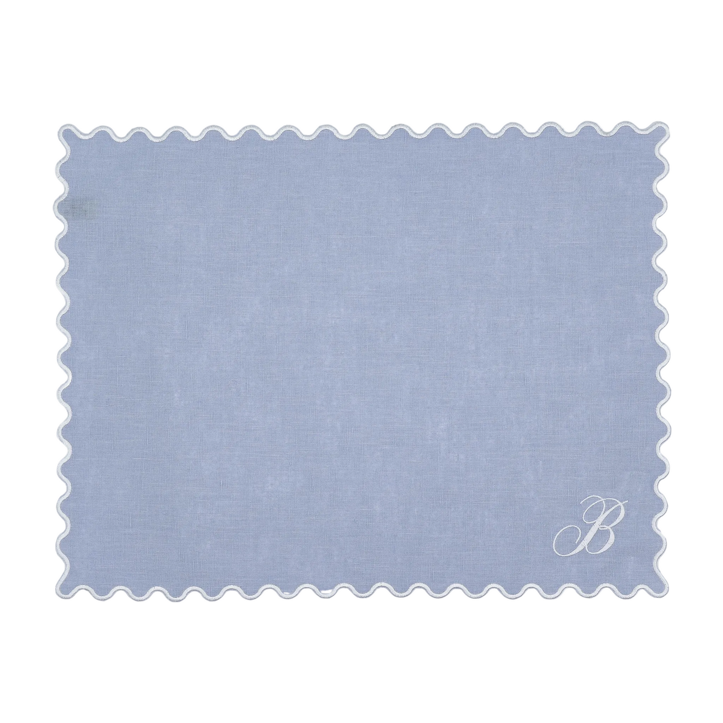The Vivienne Linen Placemats - Powder Blue