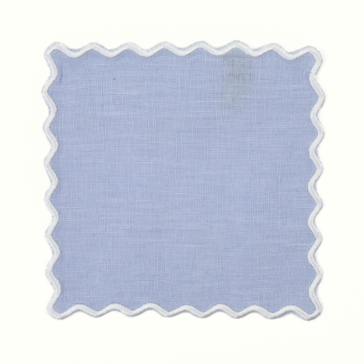 The Vivienne Square Cocktail Napkins - Powder Blue
