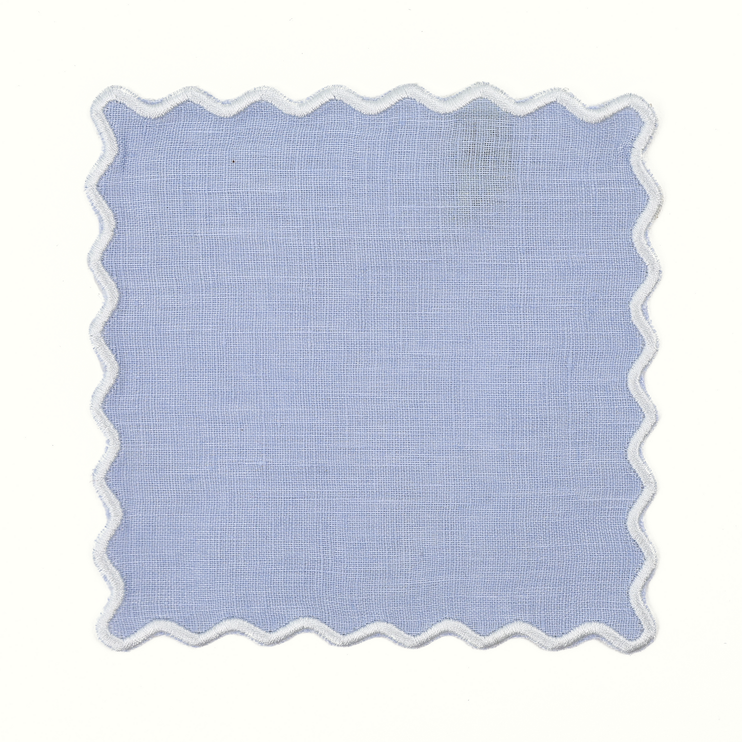 The Vivienne Square Cocktail Napkins - Powder Blue