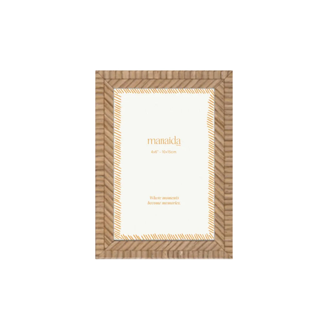 Emozioni Light Wood Photo Frame, 10 × 15 cm