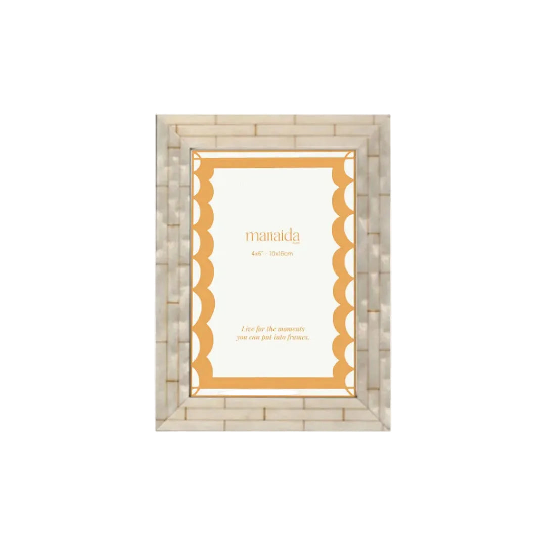 Traccia Pearl Photo Frame, 10 × 15 cm