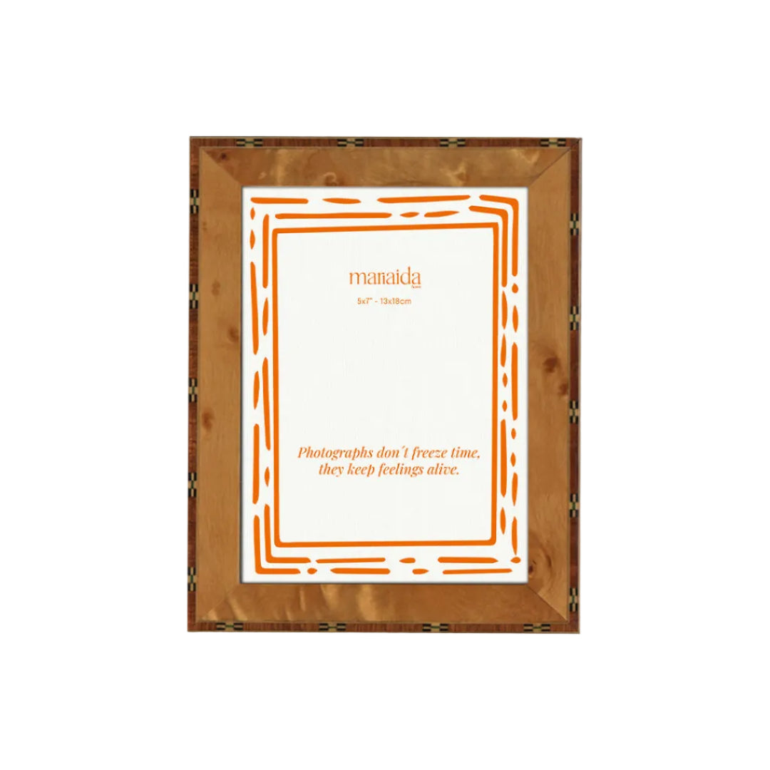 Momenti Wooden Photo Frame, 13 × 18 cm