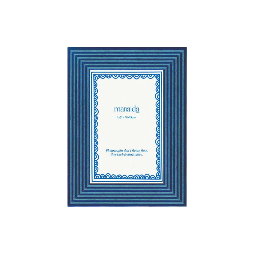 Dolce Tempo Blue Photo Frame, 10 × 15 cm