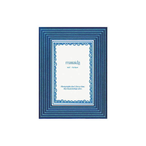 Dolce Tempo Blue Photo Frame, 10 × 15 cm