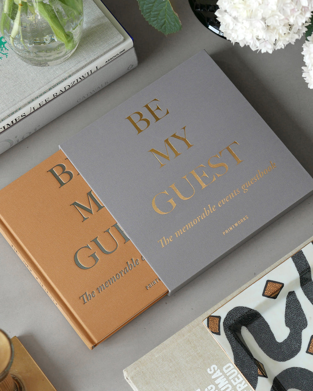 Guest Book - Beige/Yellow