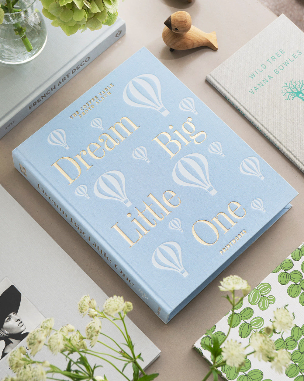 Baby Album - Dream Big Little One, Light Blue