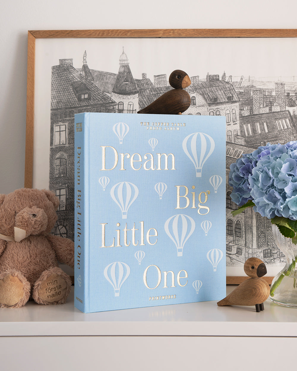 Baby Album - Dream Big Little One, Light Blue