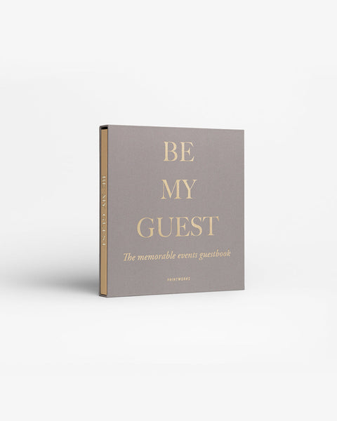 Guest Book - Beige/Yellow