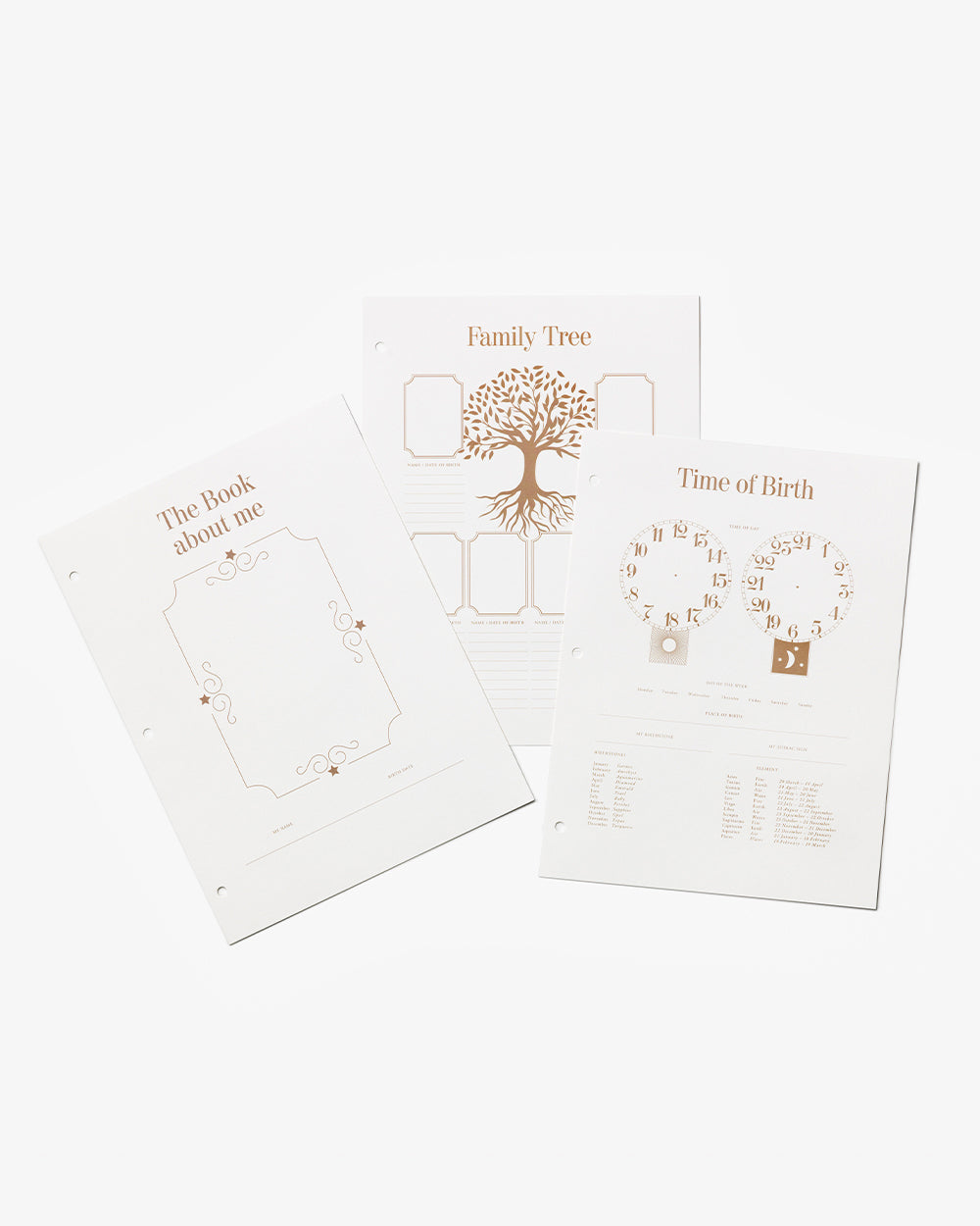 Baby Album Insert Paper