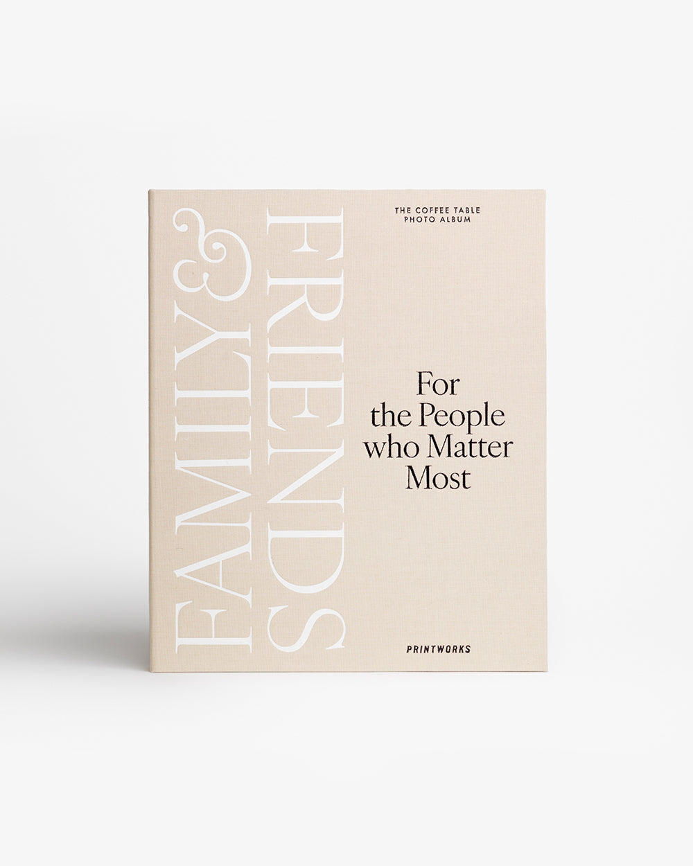 Photo Album - Family and Friends, Beige