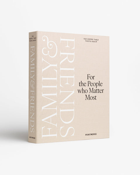 Photo Album - Family and Friends, Beige